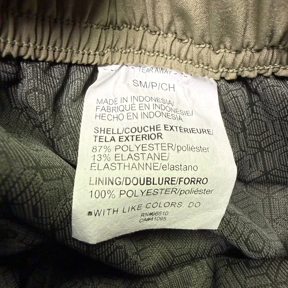 Under Armour Rush Utility Pants Mens Small Olive Green Snap Side 1366190